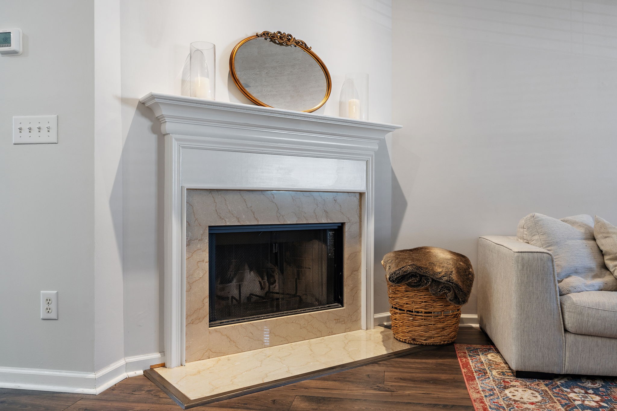 415 Shadow Glen Drive Nashville, TN 37211 - Photo 15 of 27 a living room with furniture and a fireplace