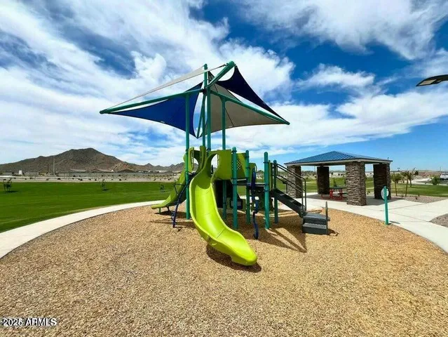 a view of a slide with a slide