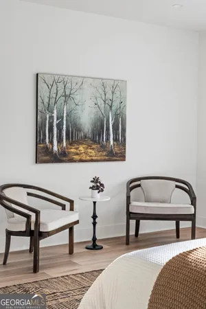 a view of a building with a street