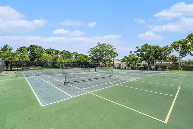 a view of a tennis court