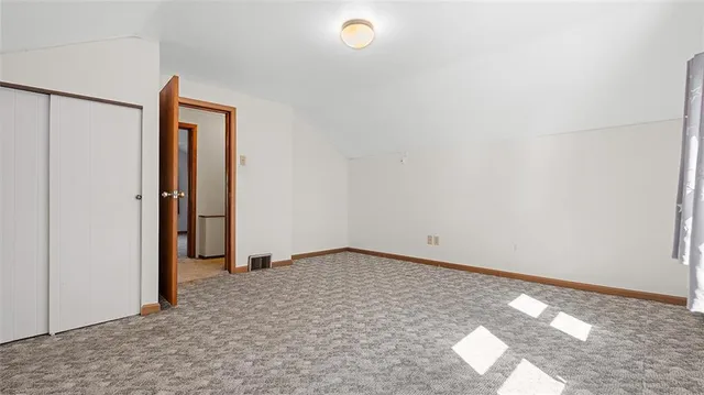 a view of an empty room