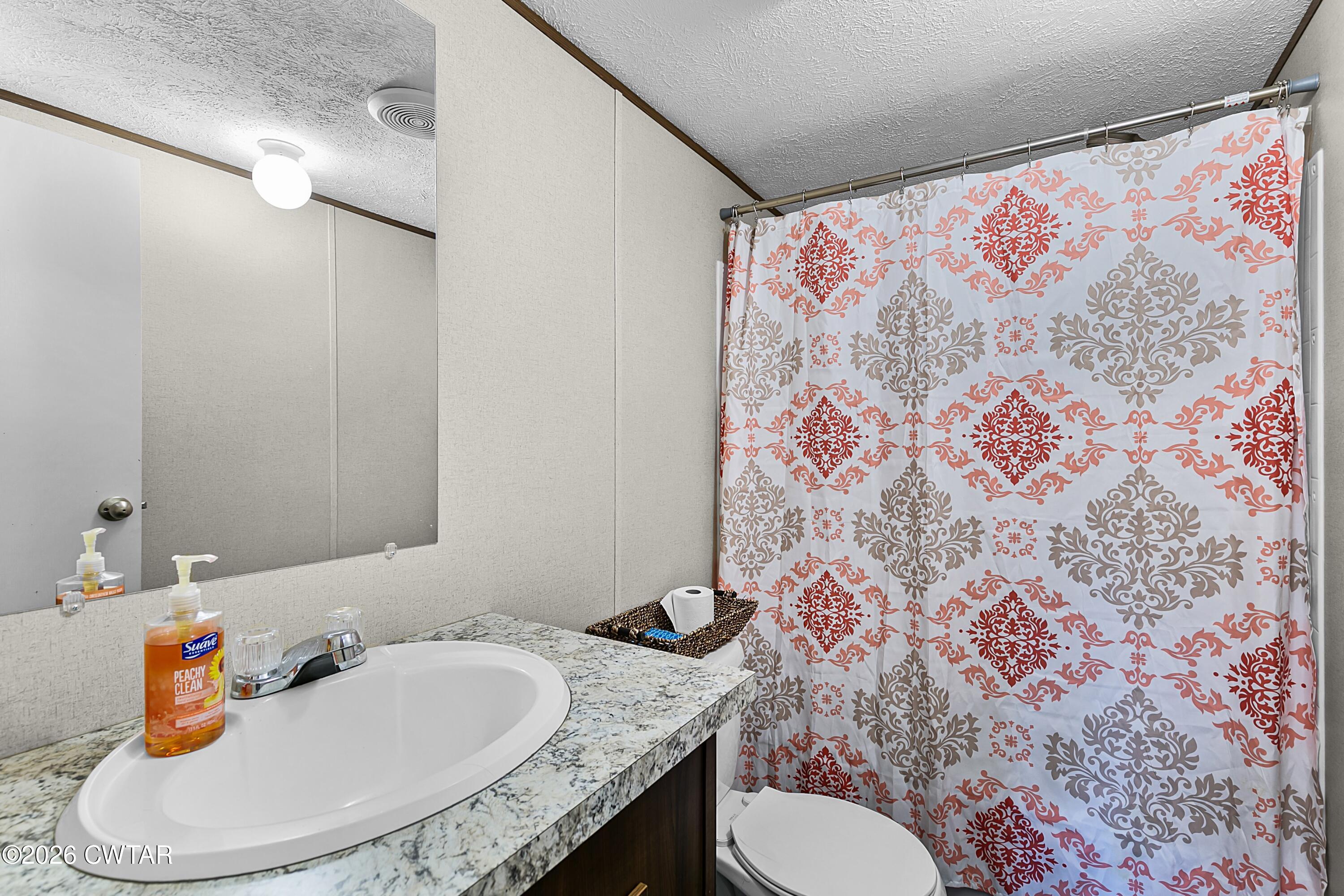 141 Persimmon Grove Road Trenton, TN 38382 - Photo 14 of 20 a bathroom with a sink toilet and a mirror