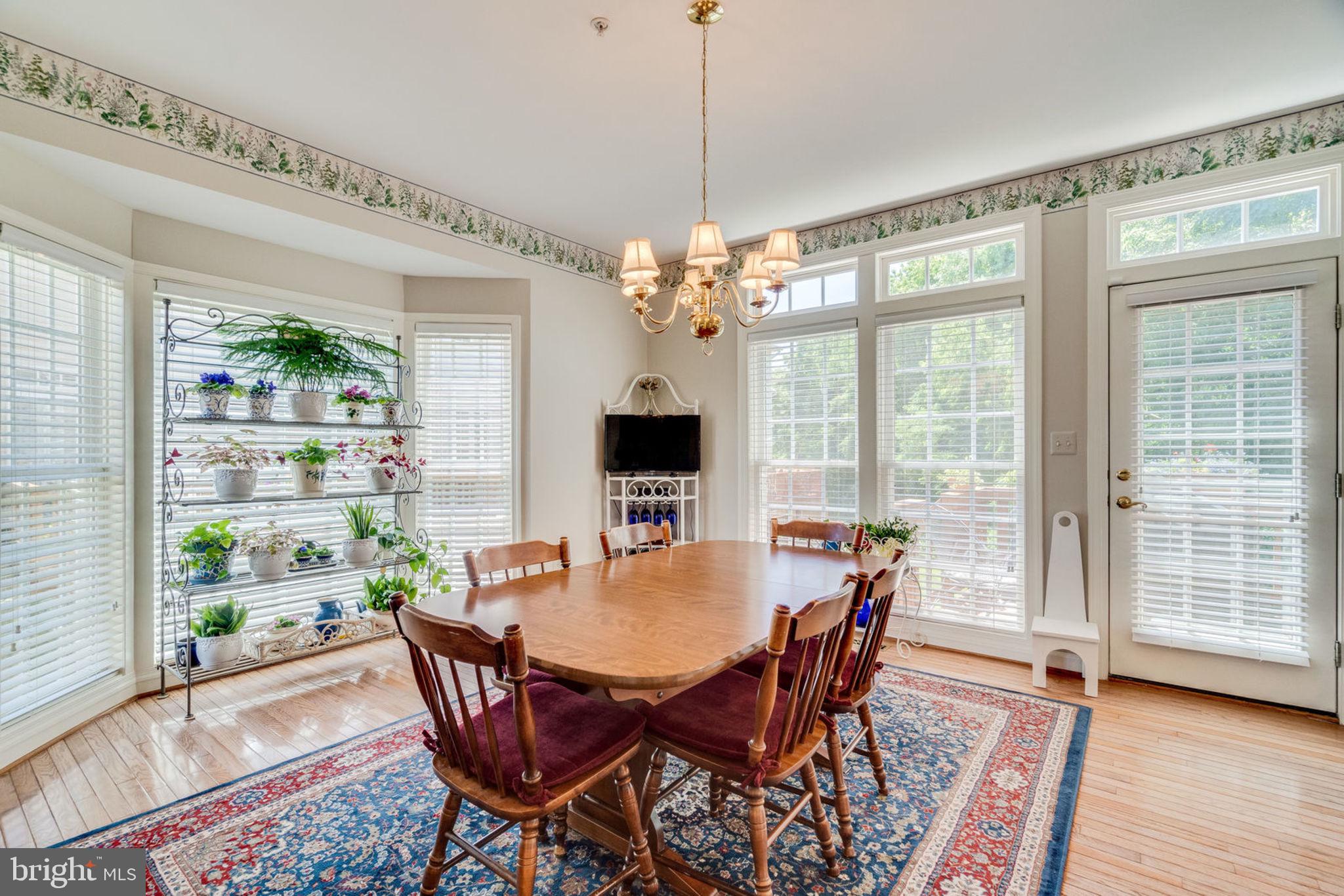 6485 Topsails Lane Springfield, VA 22150 - Photo 13 of 62 Breakfast Room With View Toward Deck