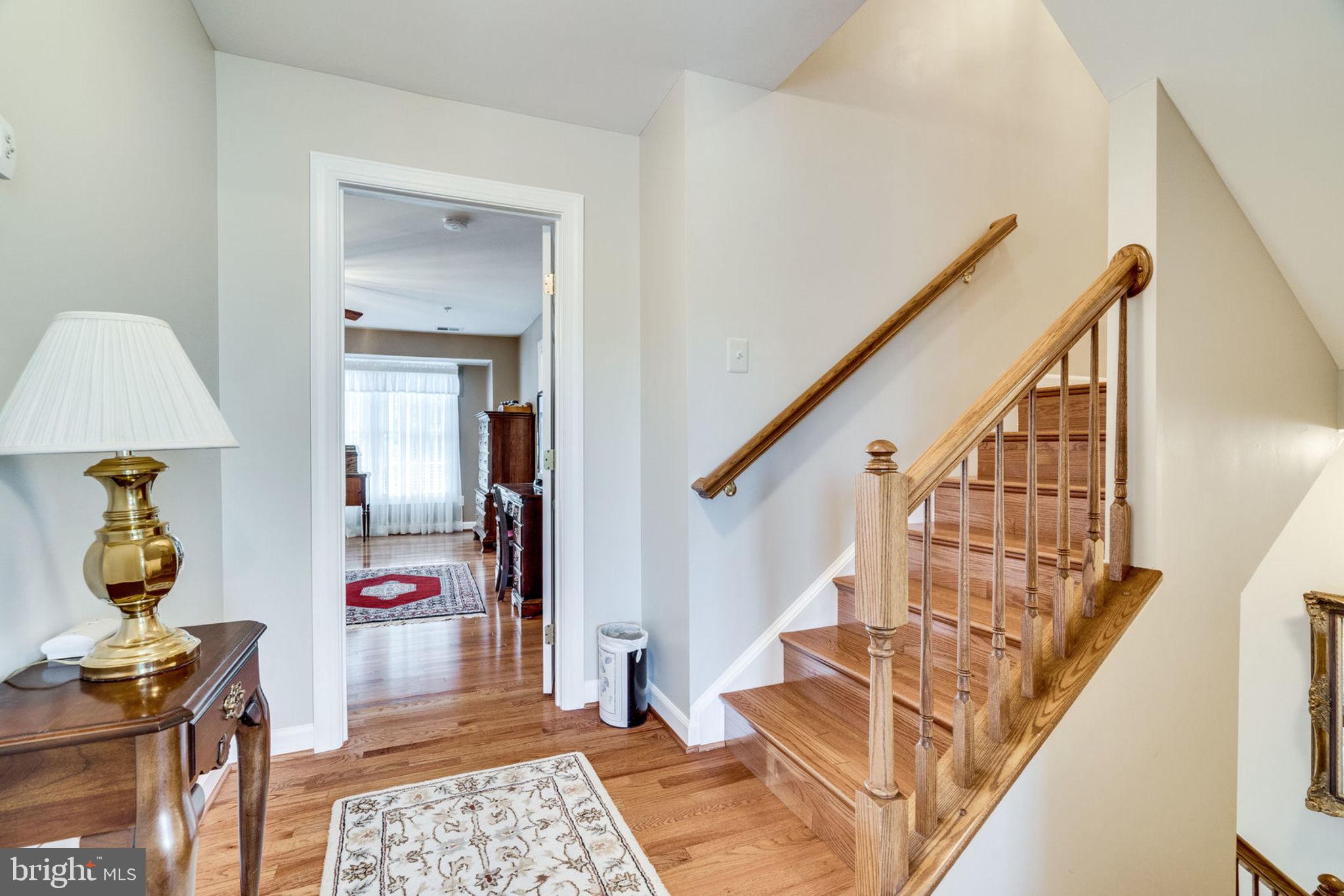 6485 Topsails Lane Springfield, VA 22150 - Photo 25 of 62 Upper Level Foyer With Stairs To 4th Level
