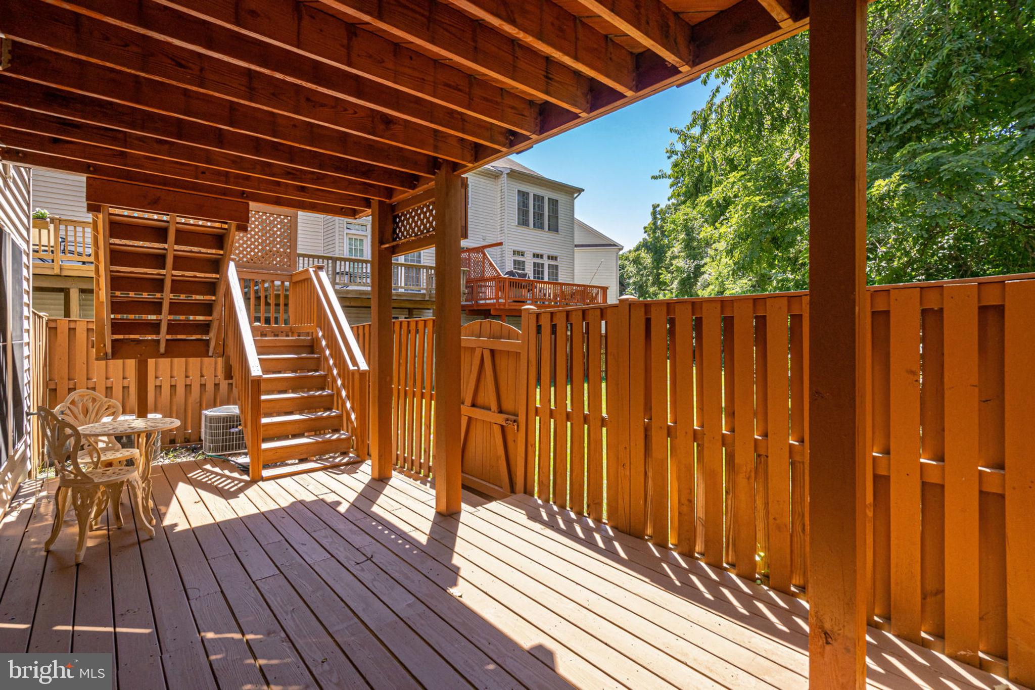 6485 Topsails Lane Springfield, VA 22150 - Photo 57 of 62 Lower Level Deck