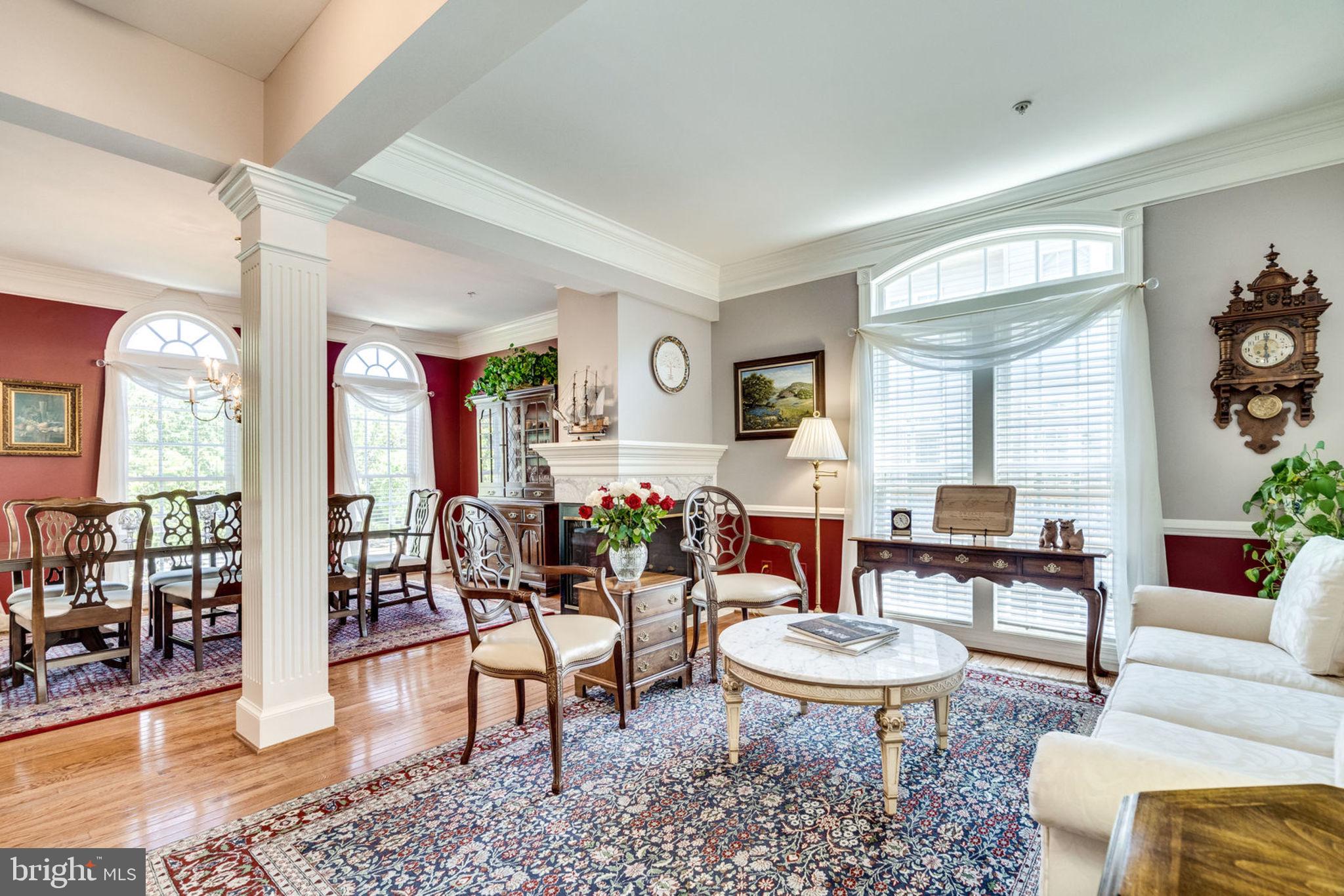 6485 Topsails Lane Springfield, VA 22150 - Photo 7 of 62 Living Room and Dining Room
