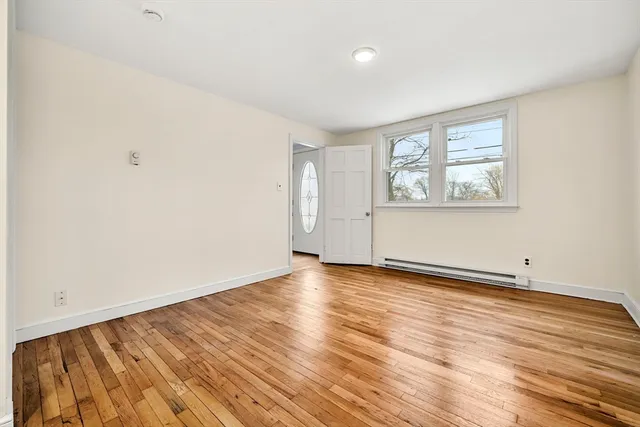 wooden floor in an empty room