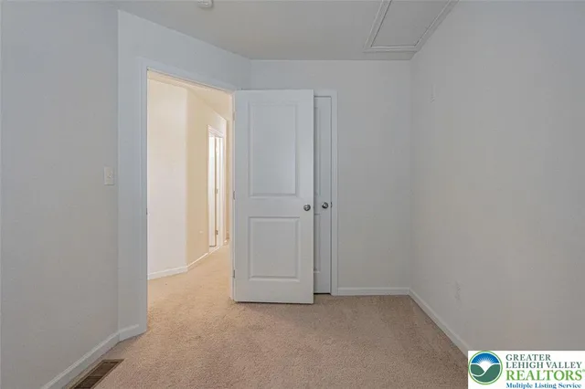 a view of an empty room