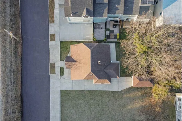 front view of a house with a door