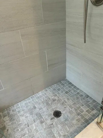 a view of a golf course with a lake view