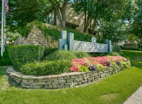 a view of a flower garden