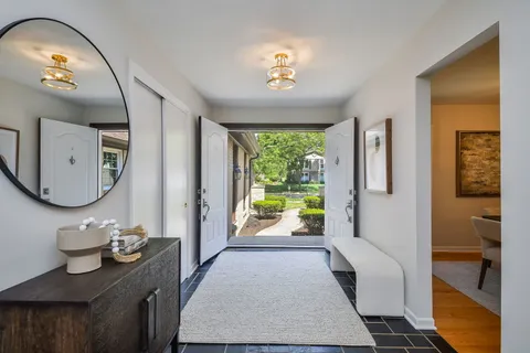 a very nice looking room with a large window