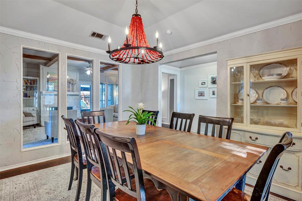2317 Daybreak Trail Plano, TX 75093 - Photo 5 of 29 a view of a dining room with furniture window and wooden floor