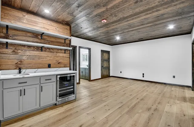 a view of a storage and utility room
