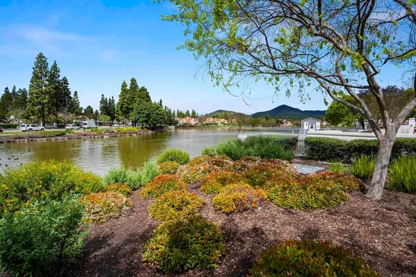a view of a city with lake view