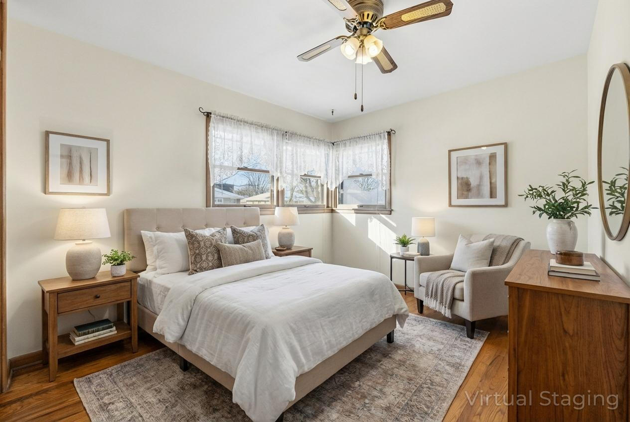 4134 North 80th Street Milwaukee, WI 53222 - Photo 11 of 28 Primary Bedroom - Virtually Staged Room