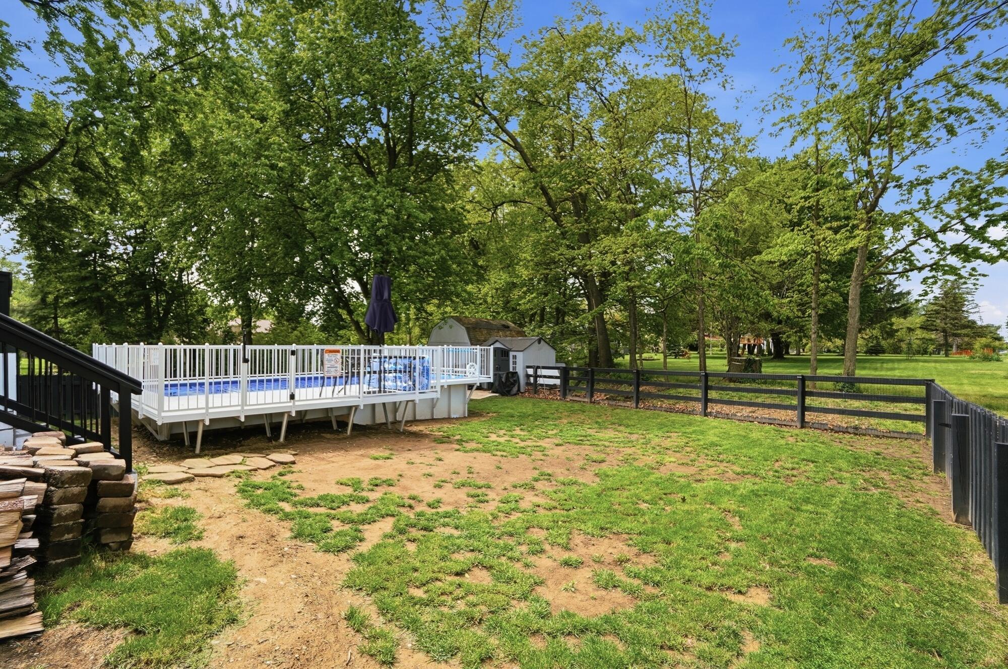 1199 Riva Ridge Boulevard Columbus, OH 43230 - Photo 89 of 95 View of Pool from yard