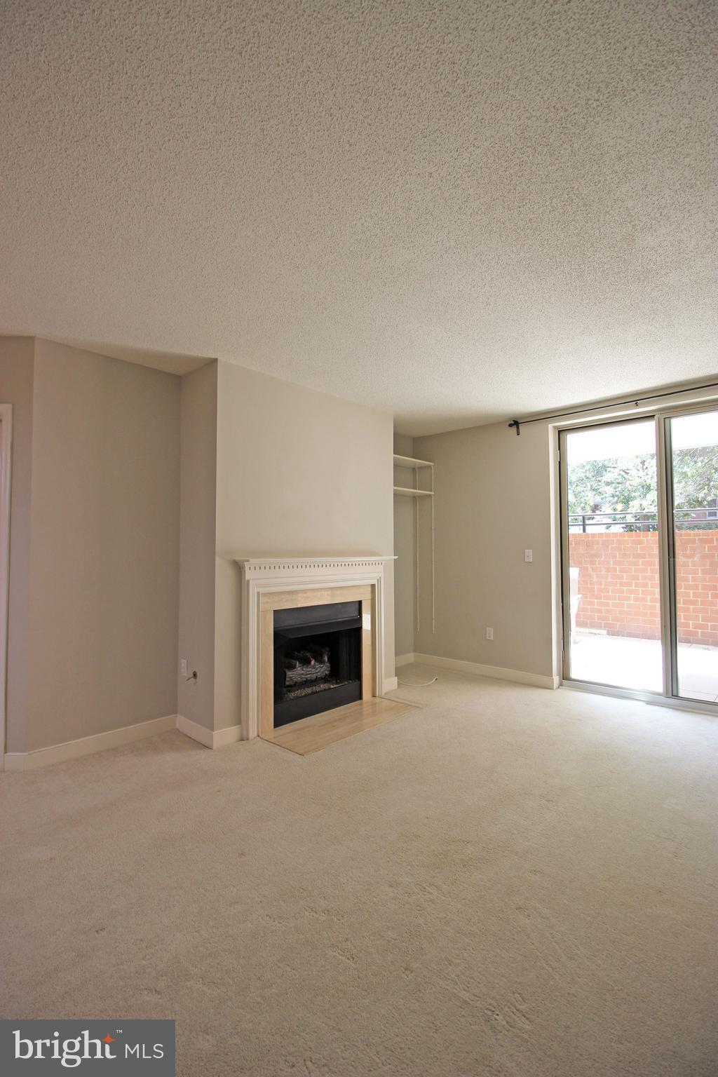 1045 North Utah Street, Unit 108 Arlington, VA 22203 - Photo 7 of 22 a view of empty room with a fireplace