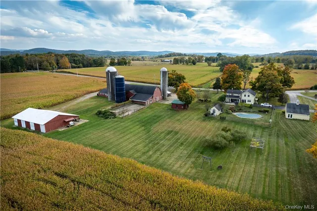 a view of a lake with a mountain