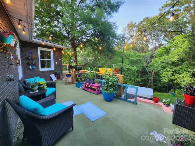 a outdoor space with patio