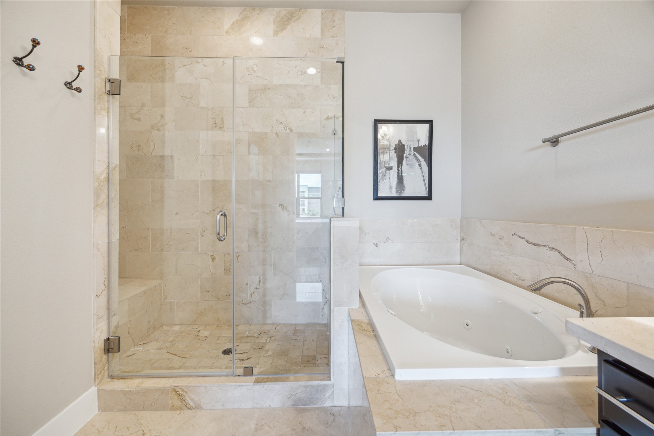 4102 Marina Street Houston, TX 77007 - Photo 15 of 23 a bathroom with a bathtub and shower