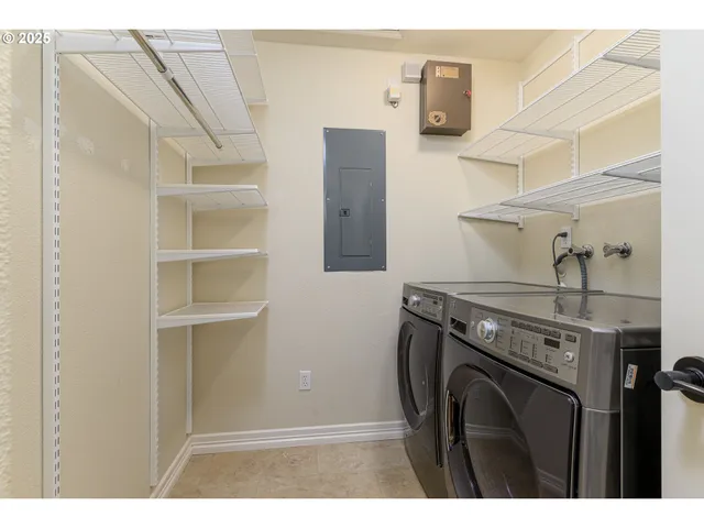 a view of storage and utility room