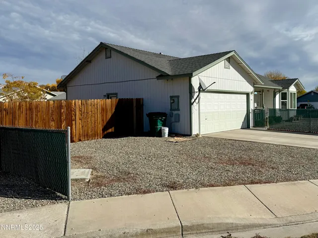 a backyard of a house
