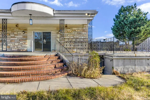 a view of a staircase