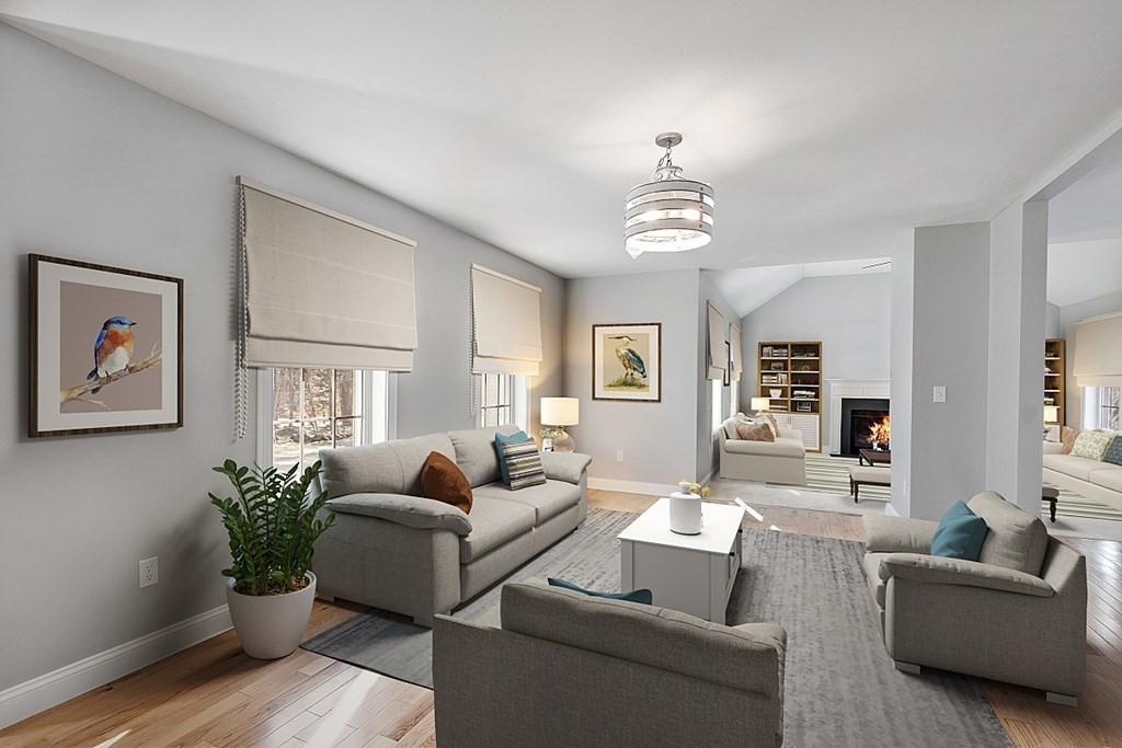 144 French Road, Unit LOT 3 Templeton, MA 01468 - Photo 10 of 40 a living room with furniture and a chandelier