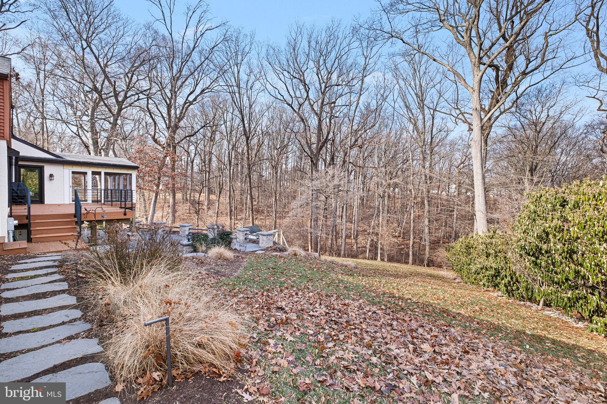 370 Marple Road Broomall, PA 19008 - Photo 14 of 46 a view of a house with a yard and pathway