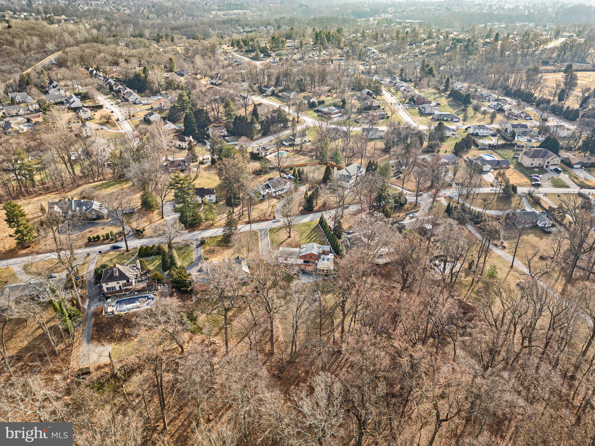 370 Marple Road Broomall, PA 19008 - Photo 35 of 46 an aerial view of residential house with parking space