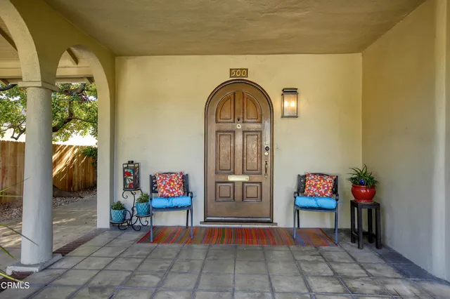 a view of entryway with dining room and livingroom view