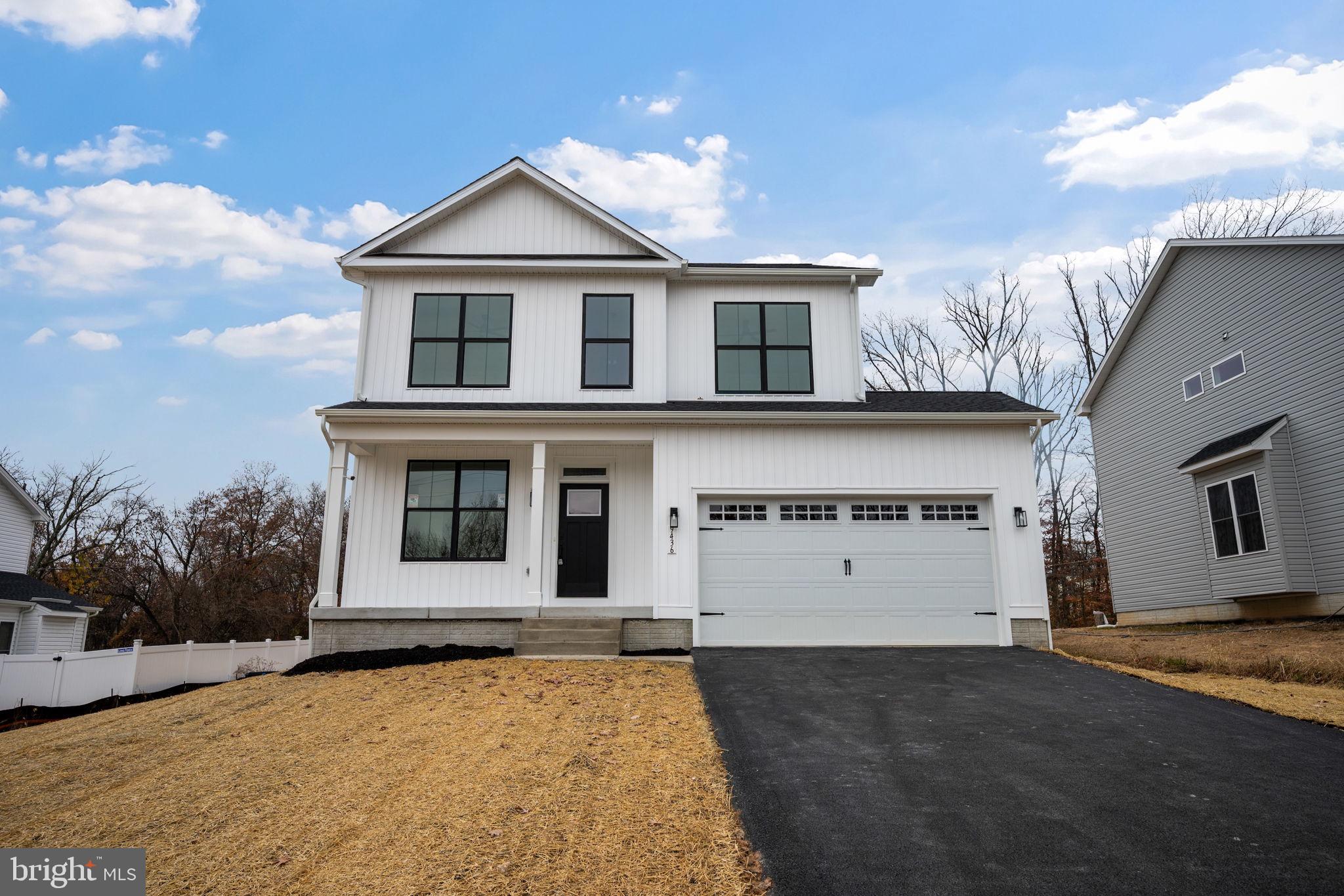 a front view of a house with windows