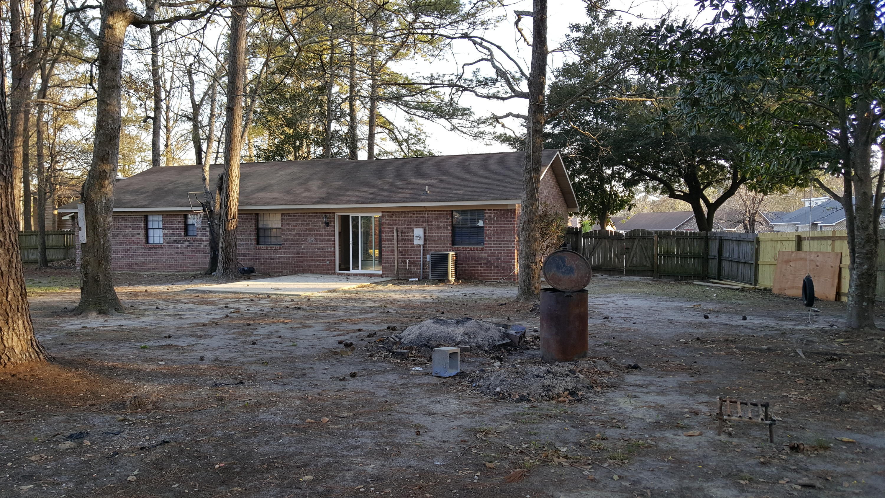 1018 Red Pines Road Ladson, SC 29456 - Photo 17 of 18 Red Pines back with fence