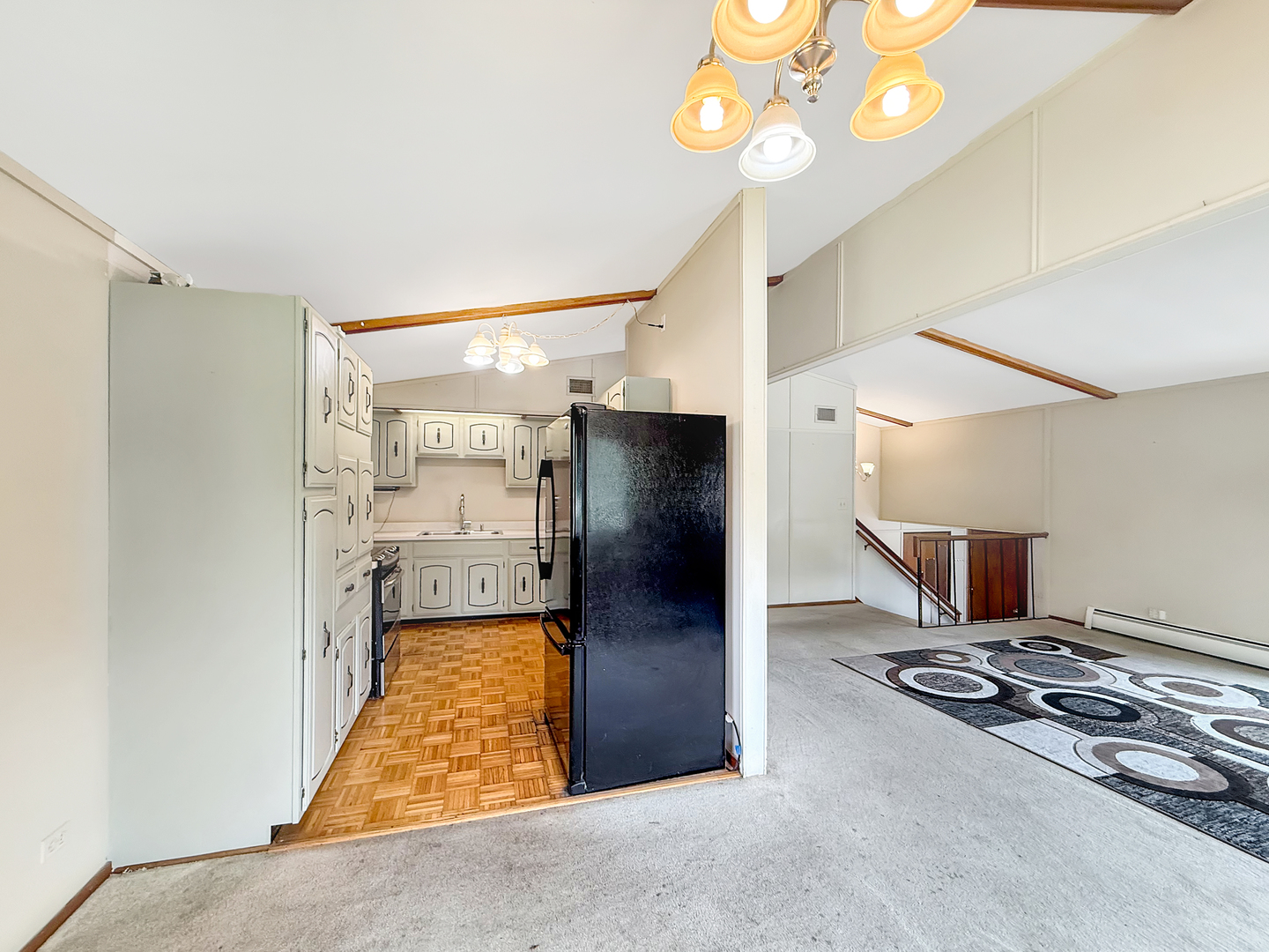 814 Pinecrest Drive Rantoul, IL 61866 - Photo 5 of 22 a kitchen with stainless steel appliances granite countertop a refrigerator and a stove