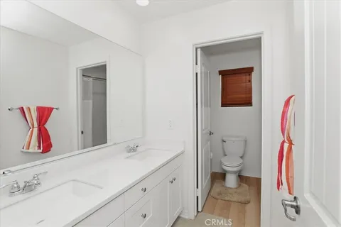 a bathroom with a sink and a toilet