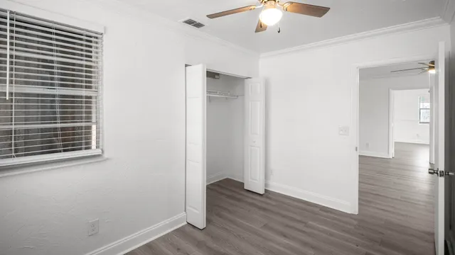 wooden floor in an empty room