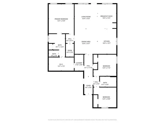 a picture of a bench in room