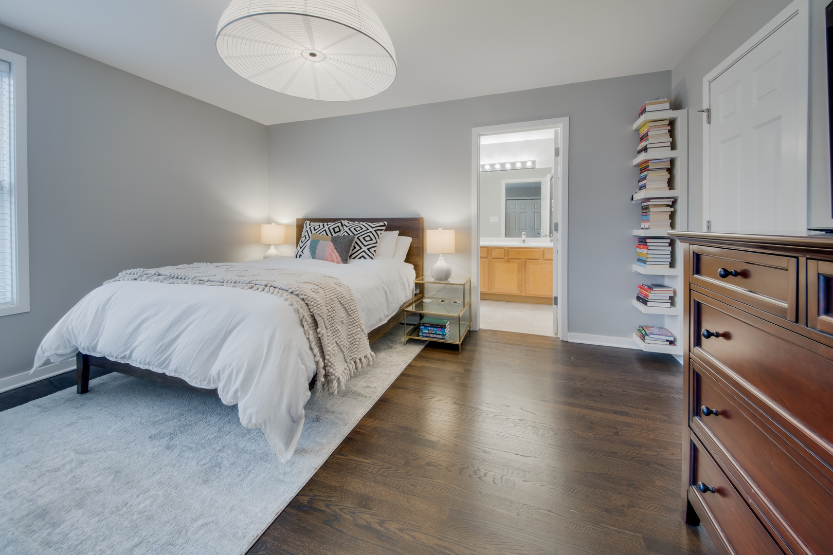 1316 West Fillmore Street, Unit B Chicago, IL 60607 - Photo 23 of 42 a bed room with a bed and a window