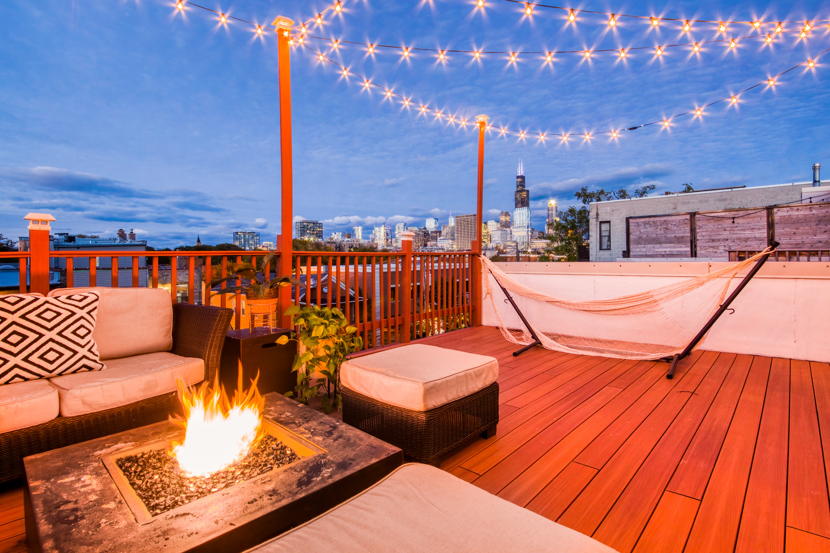 1316 West Fillmore Street, Unit B Chicago, IL 60607 - Photo 39 of 42 a outdoor space with patio lots of furniture