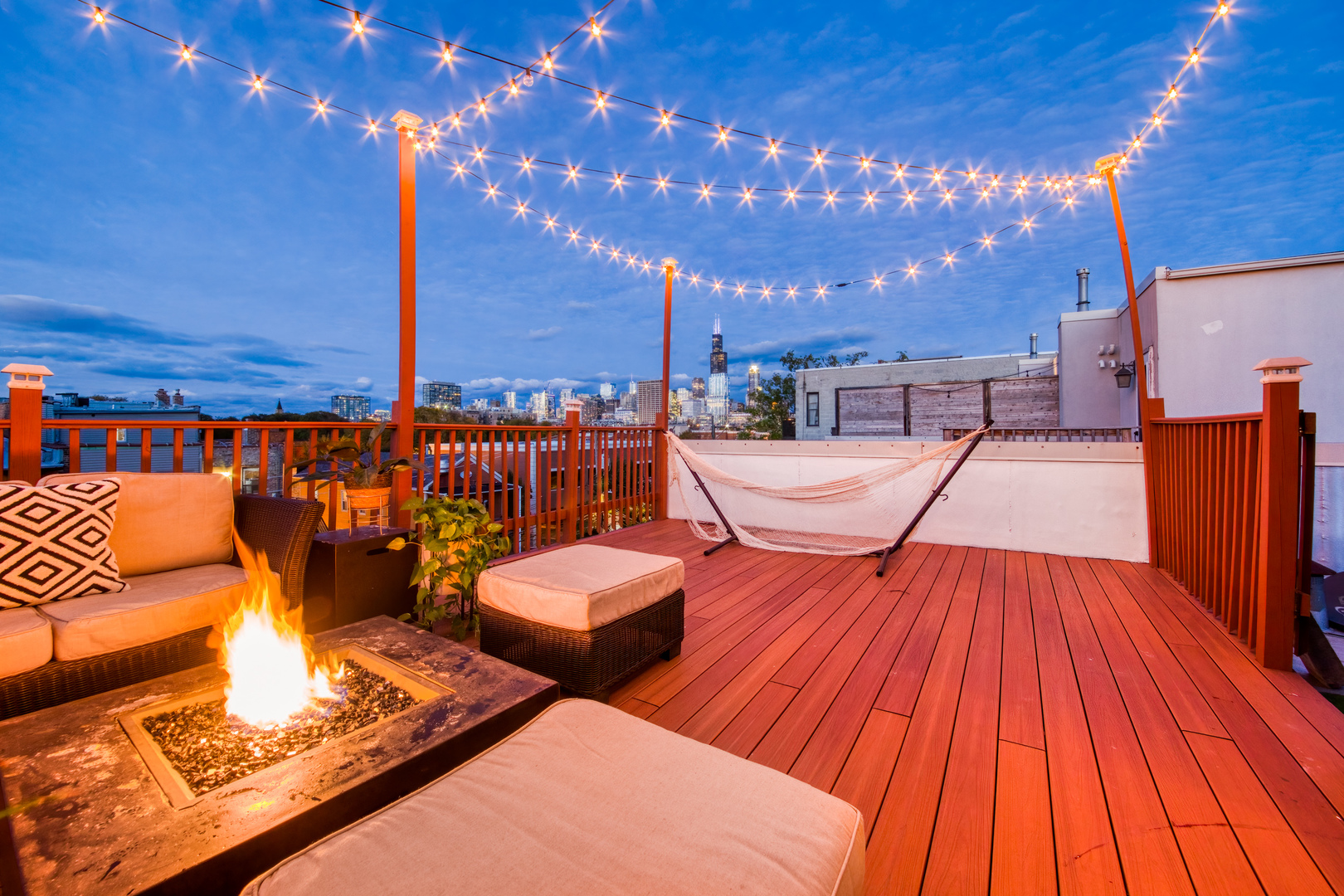 1316 West Fillmore Street, Unit B Chicago, IL 60607 - Photo 40 of 42 a outdoor space with patio lots of furniture