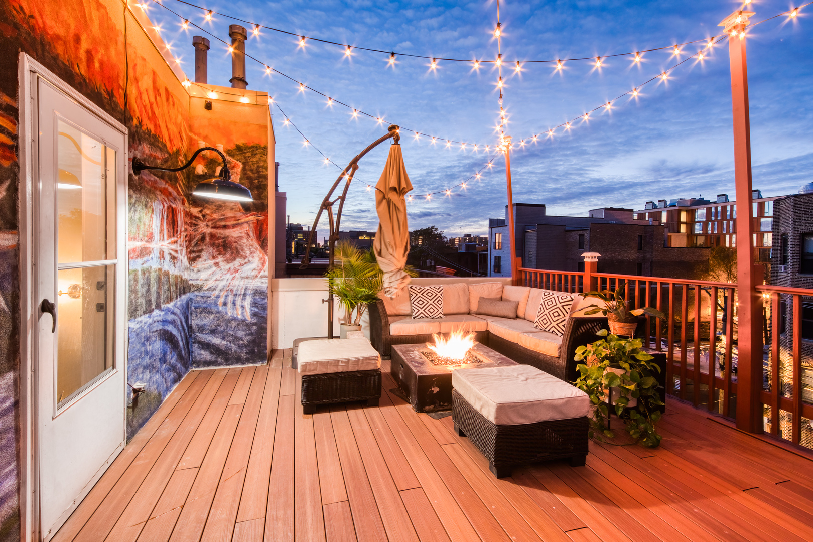 1316 West Fillmore Street, Unit B Chicago, IL 60607 - Photo 41 of 42 a view of a balcony with chairs