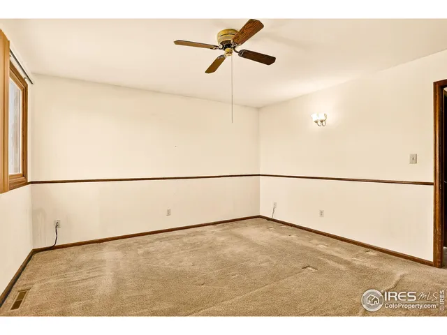 a view of an empty room