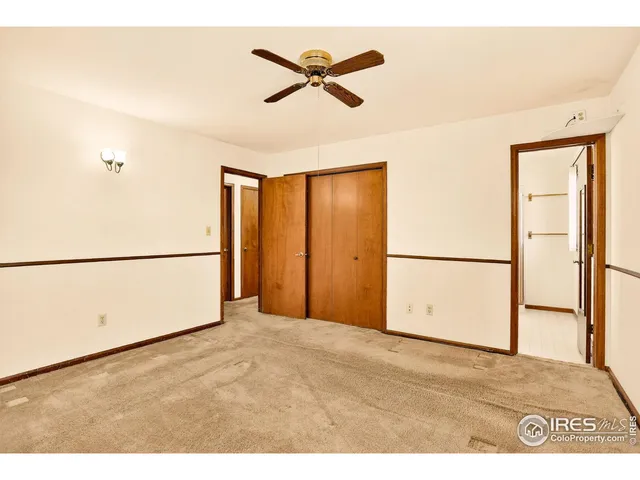 a view of an empty room