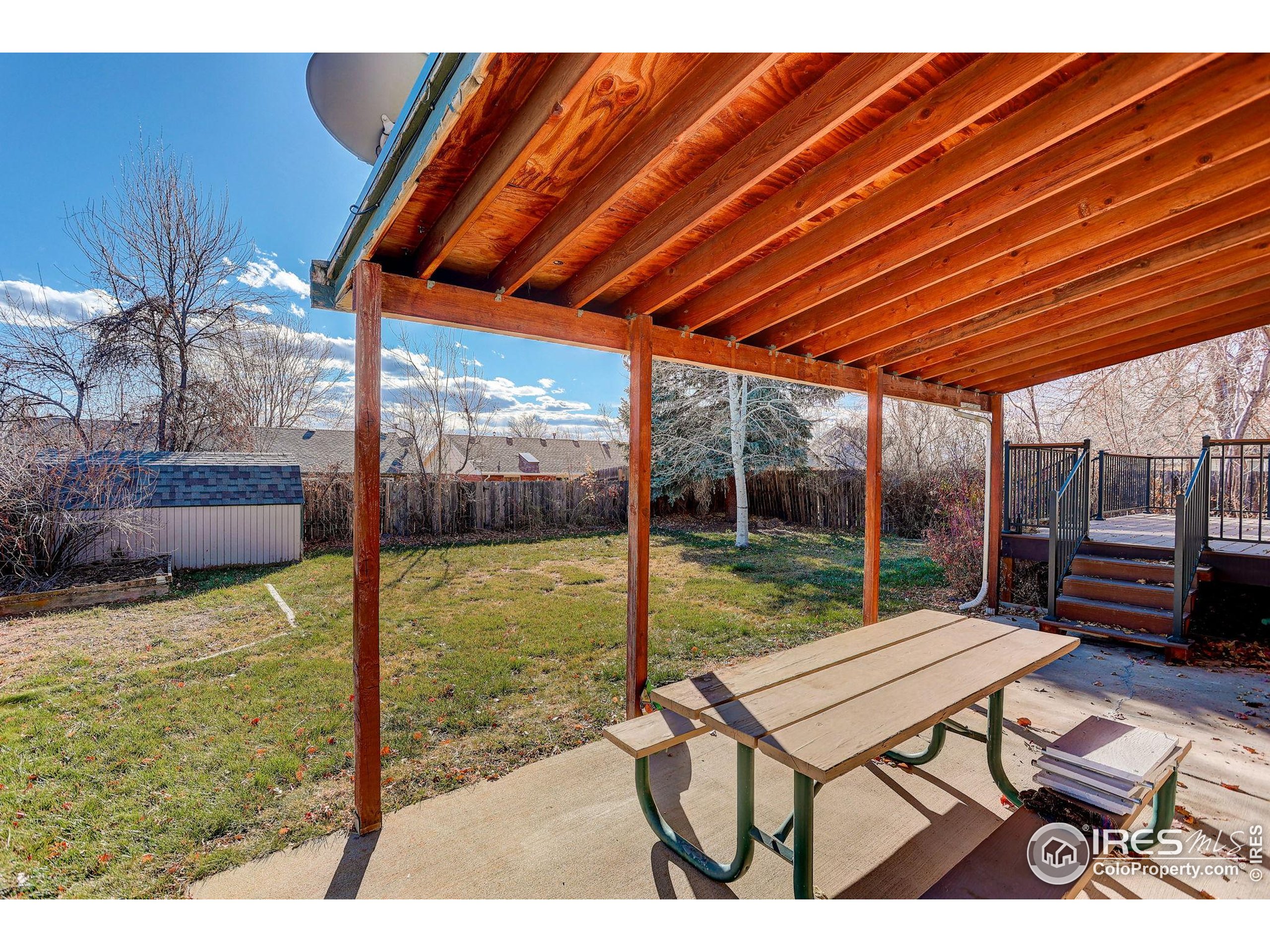 809 Jay Place Berthoud, CO 80513 - Photo 25 of 31 a house view with a sitting space and garden