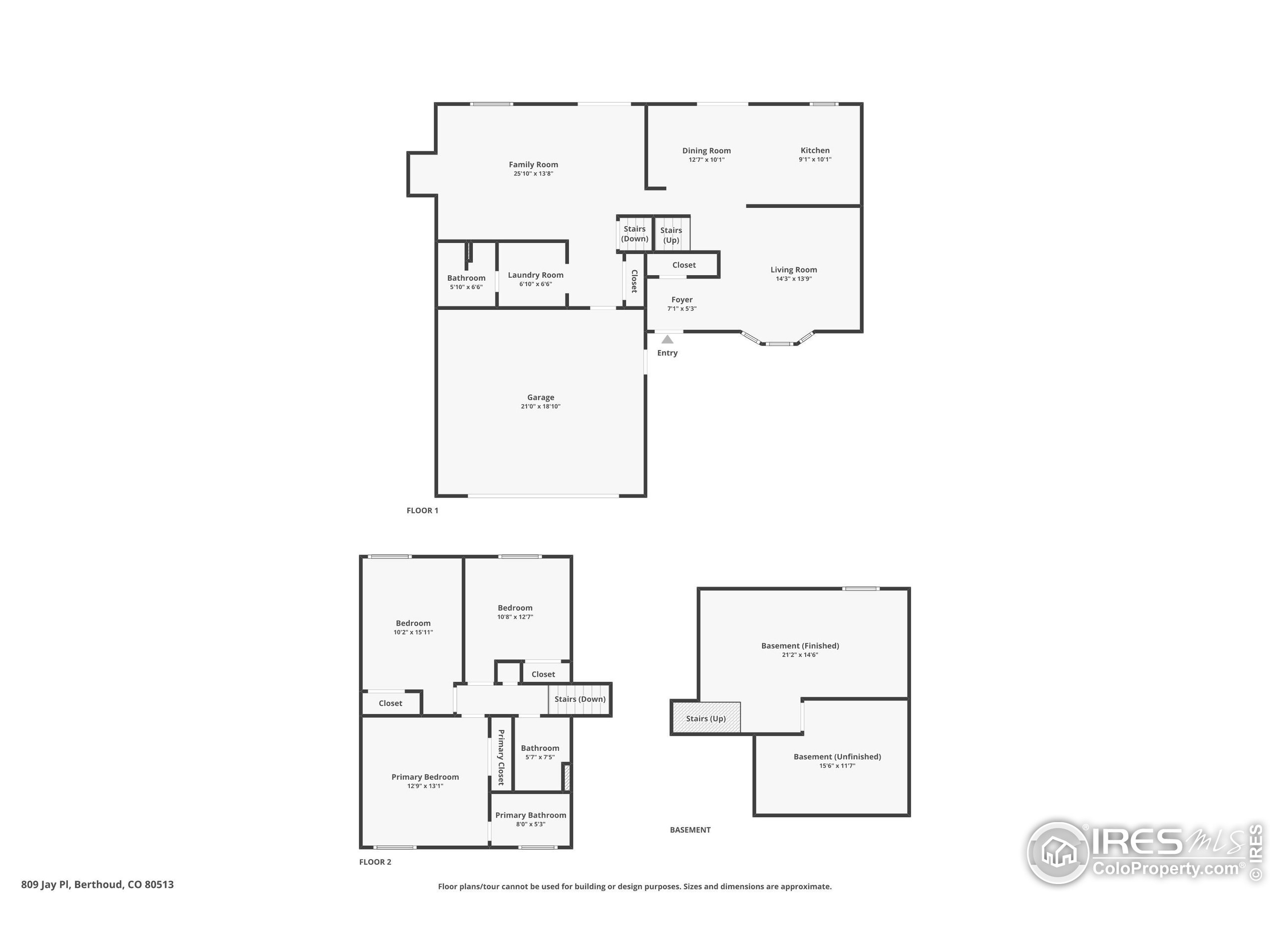809 Jay Place Berthoud, CO 80513 - Photo 28 of 31 a picture of floor plan