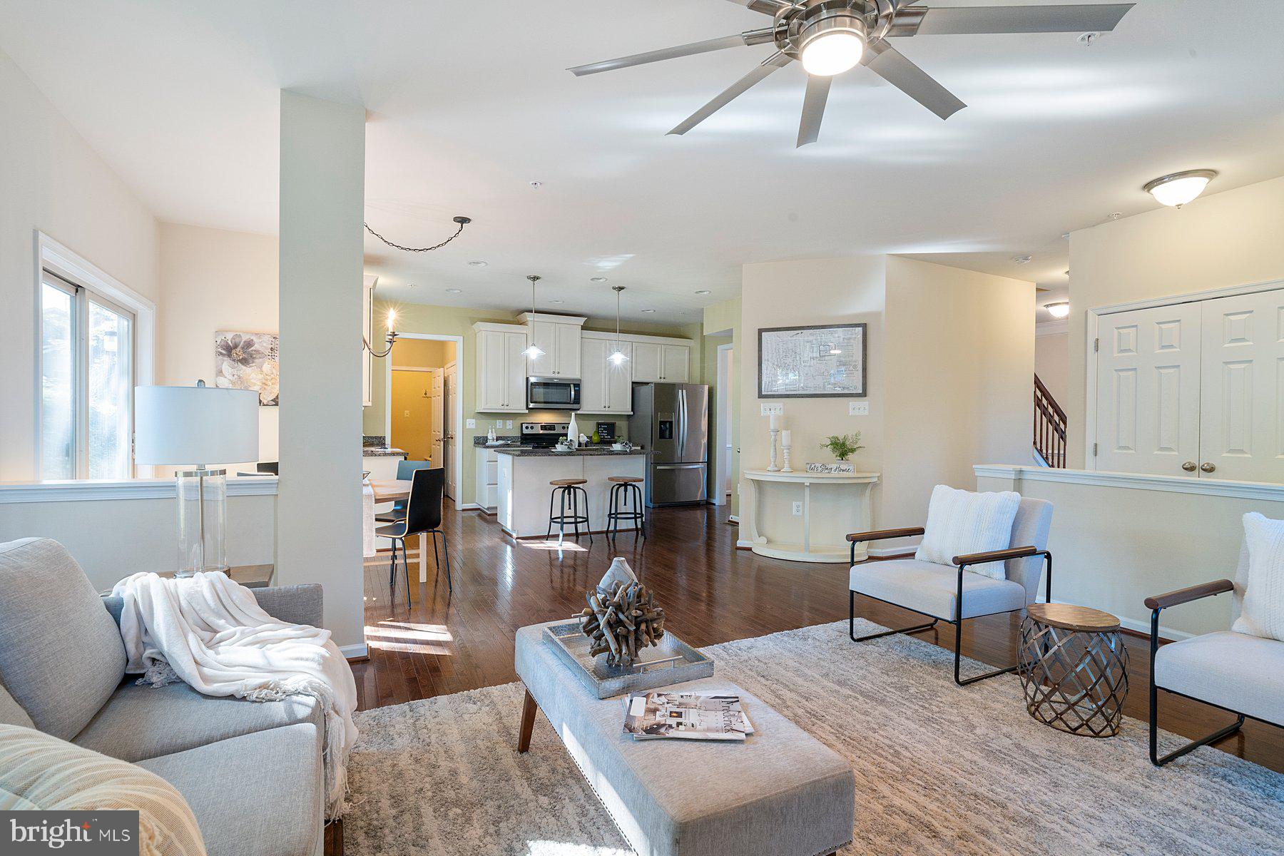 Open plan family room