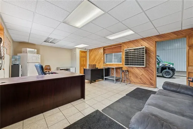 a view of an ocean and beach