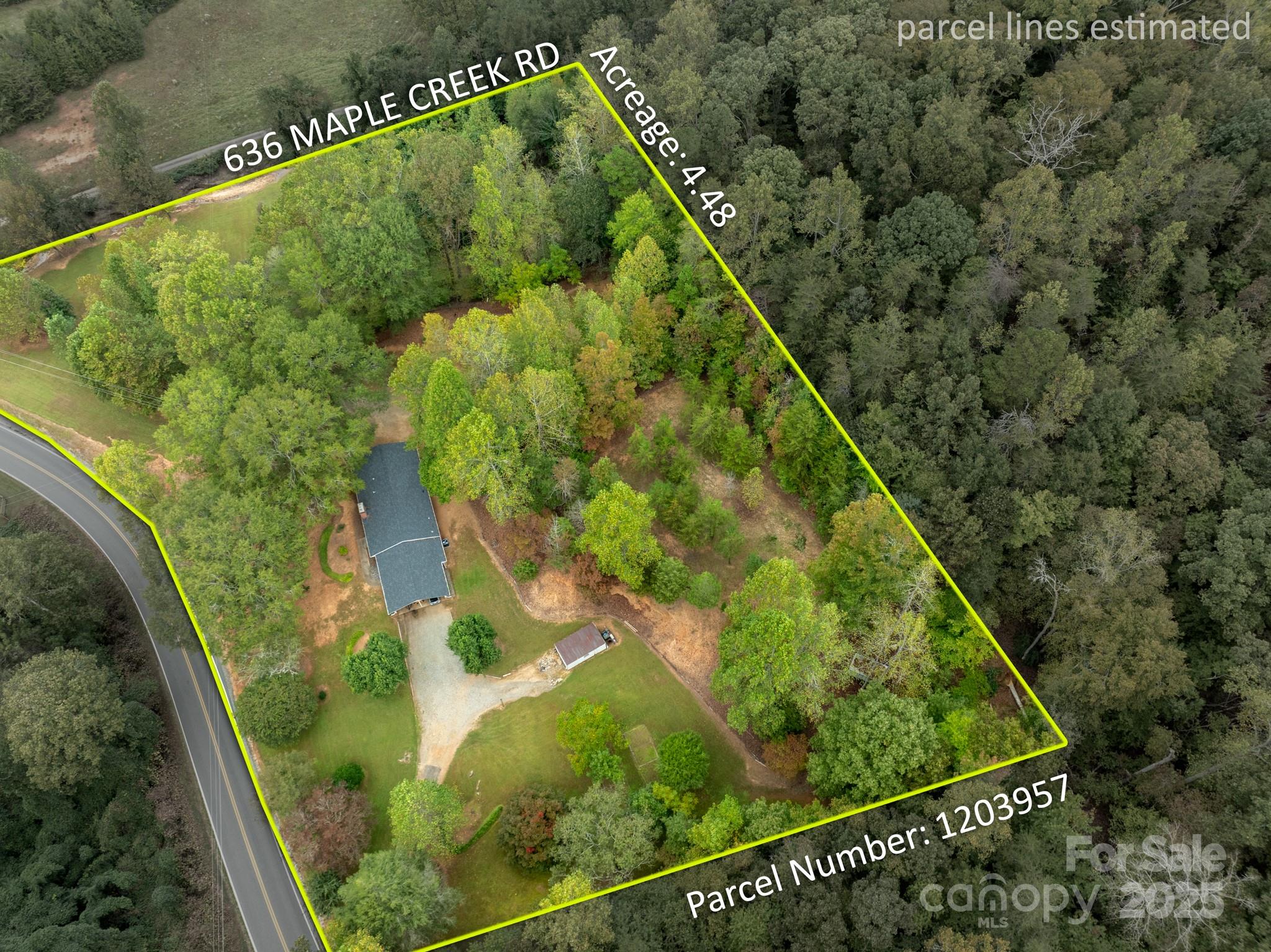 636 Maple Creek Road Rutherfordton, NC 28139 - Photo 2 of 17 a view of a garden