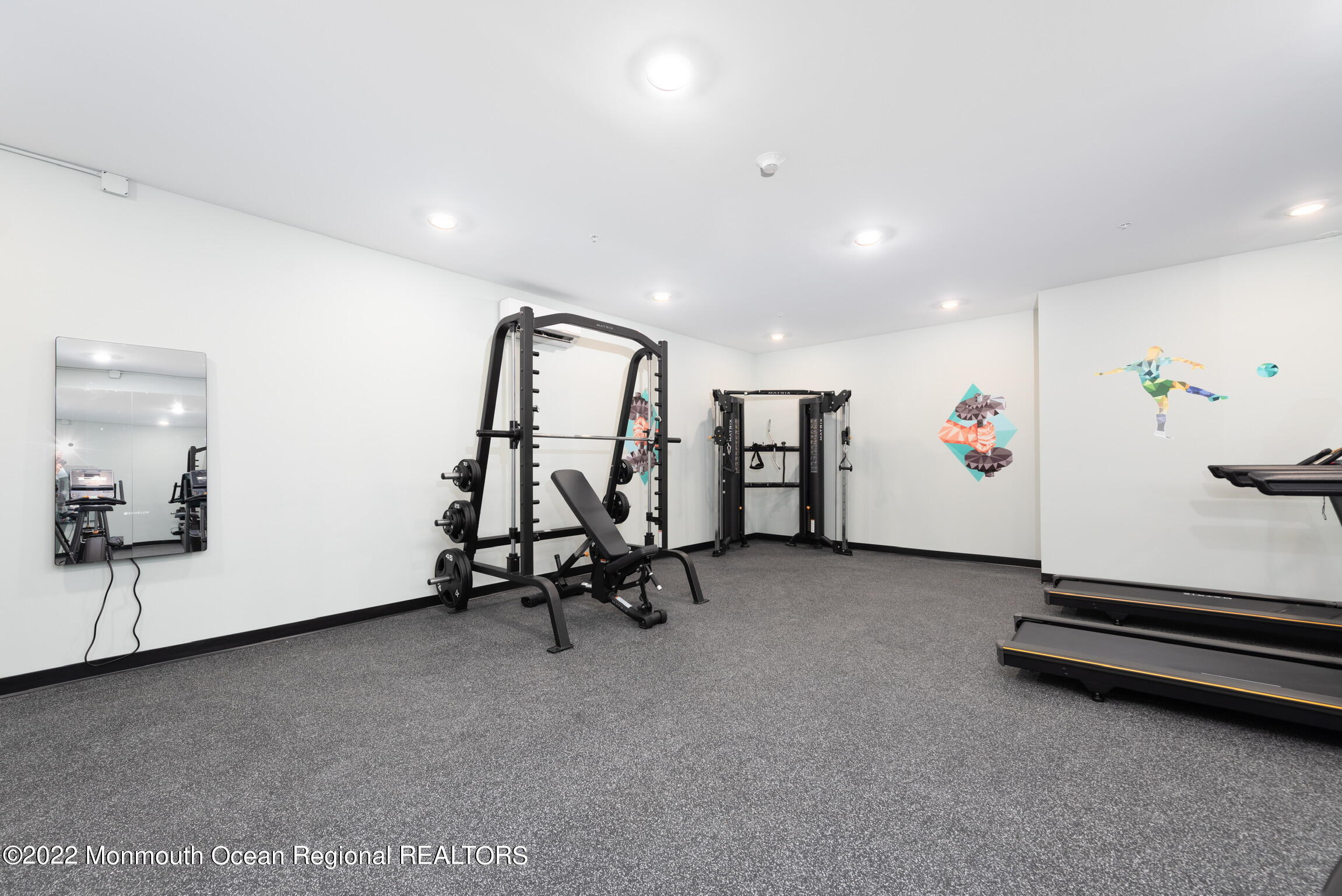 24 Mechanic Street, Unit 405 Red Bank, NJ 07701 - Photo 16 of 17 a view of a room with gym equipment